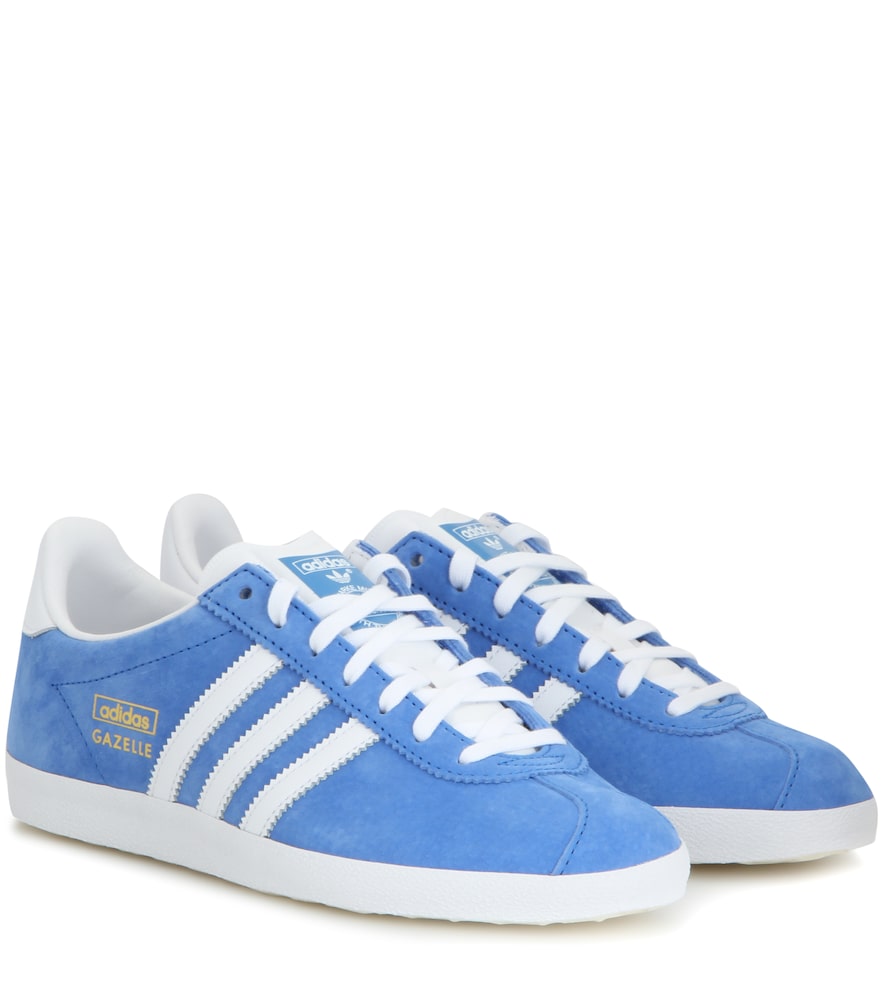 adidas gazelle silver green womens Gazelle Indoor 'Off White Focus Blue' Sneakers