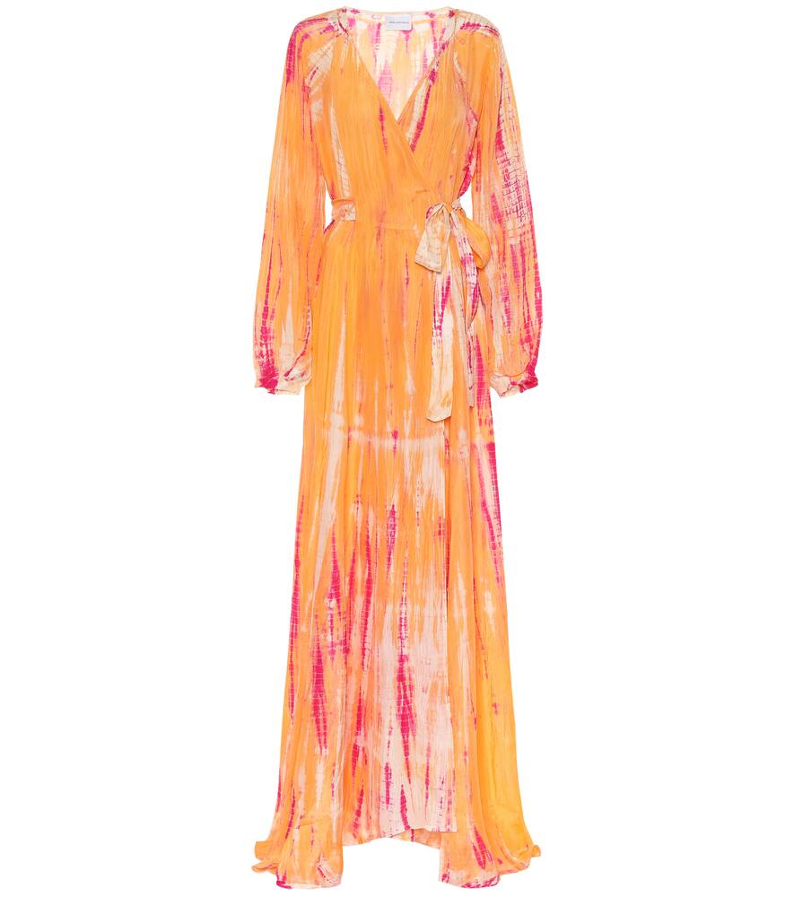Exclusive to Mytheresa - Tie-dye silk maxi dress