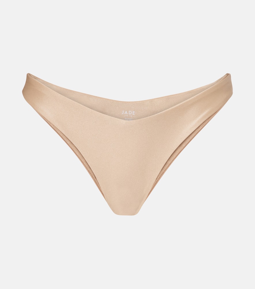 Jade Swim Vera Bikini Bottoms In Beige Modesens