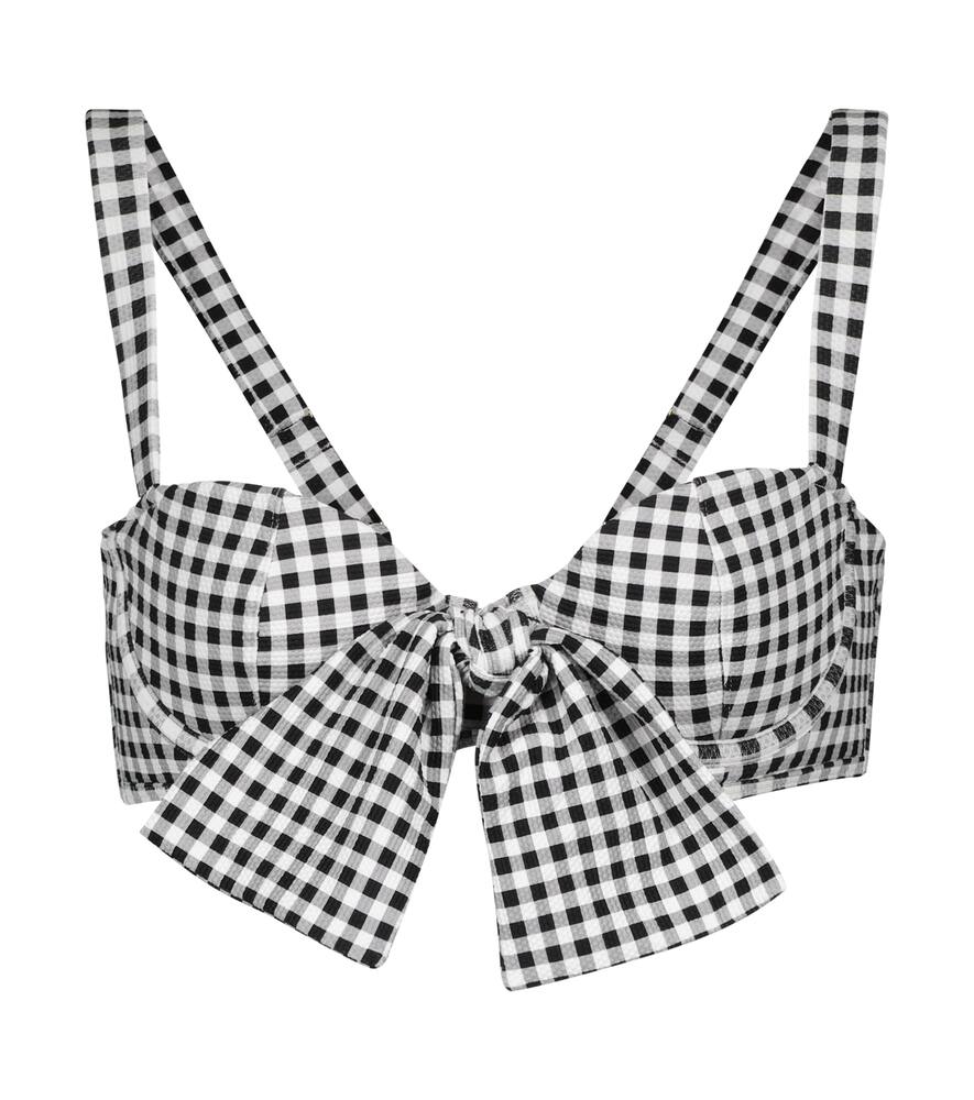 Exclusive to Mytheresa - Clara gingham bikini top