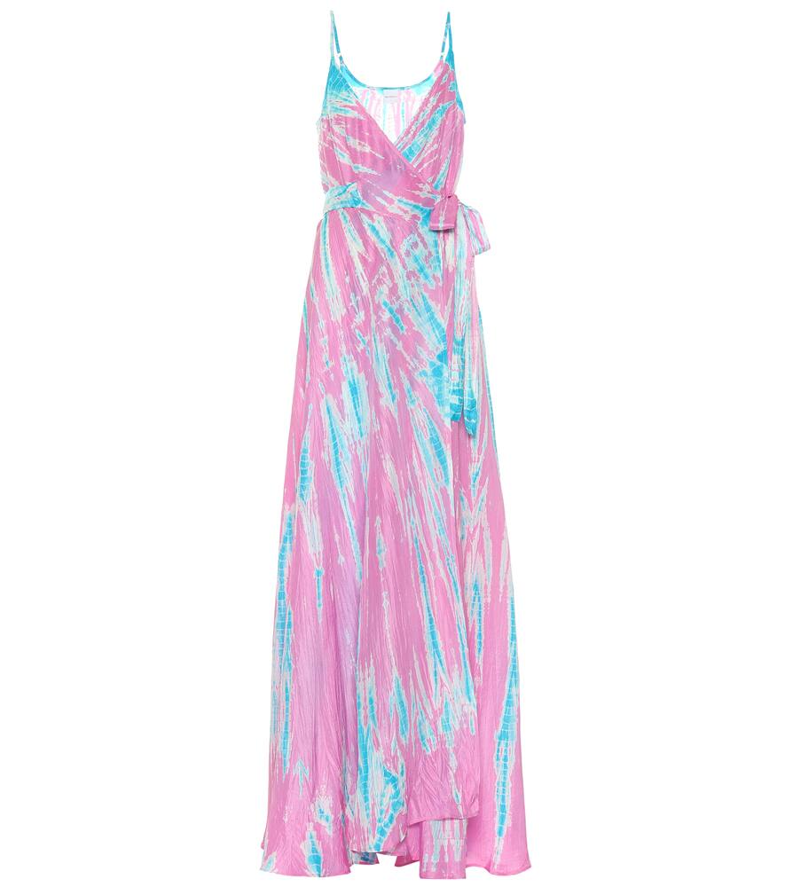 Exclusive to Mytheresa - Tie-dye silk maxi dress