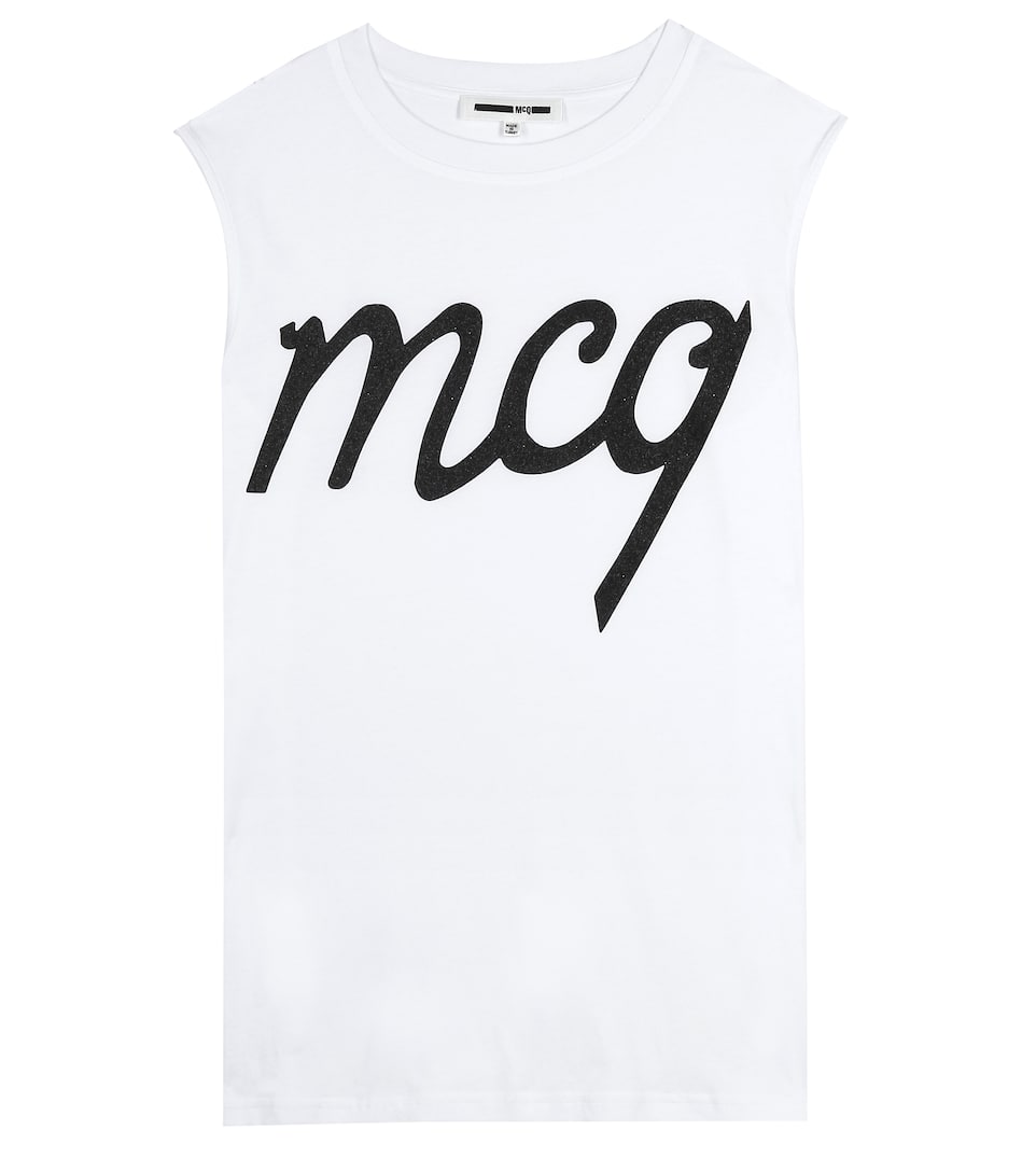 McQ Alexander McQueen Baumwoll-Shirt mit Logo-Print