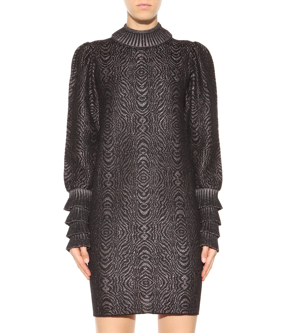 Lanvin - Knitted jacquard wool-blend dress mytheresa.com