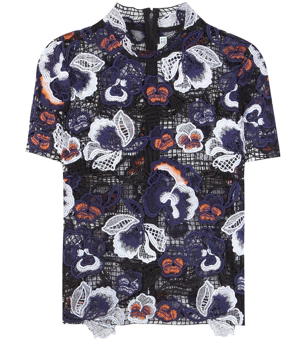 Self-Portrait Bluse aus Spitze
