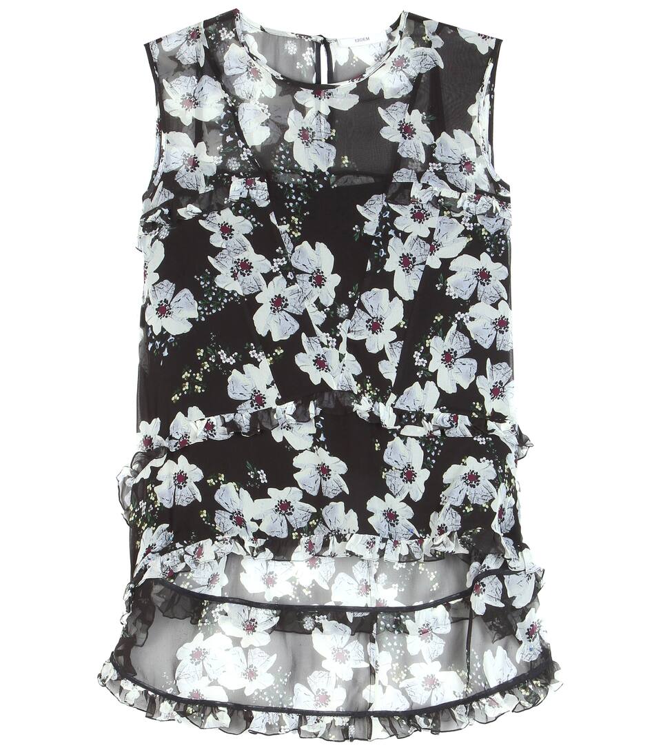 Erdem Bedruckte Bluse Bess aus Seide