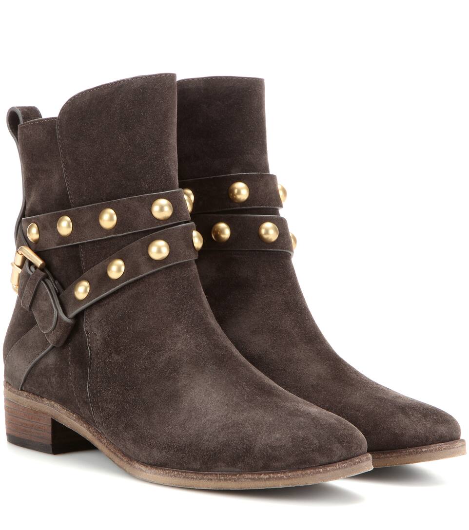 suede womens ankle boots