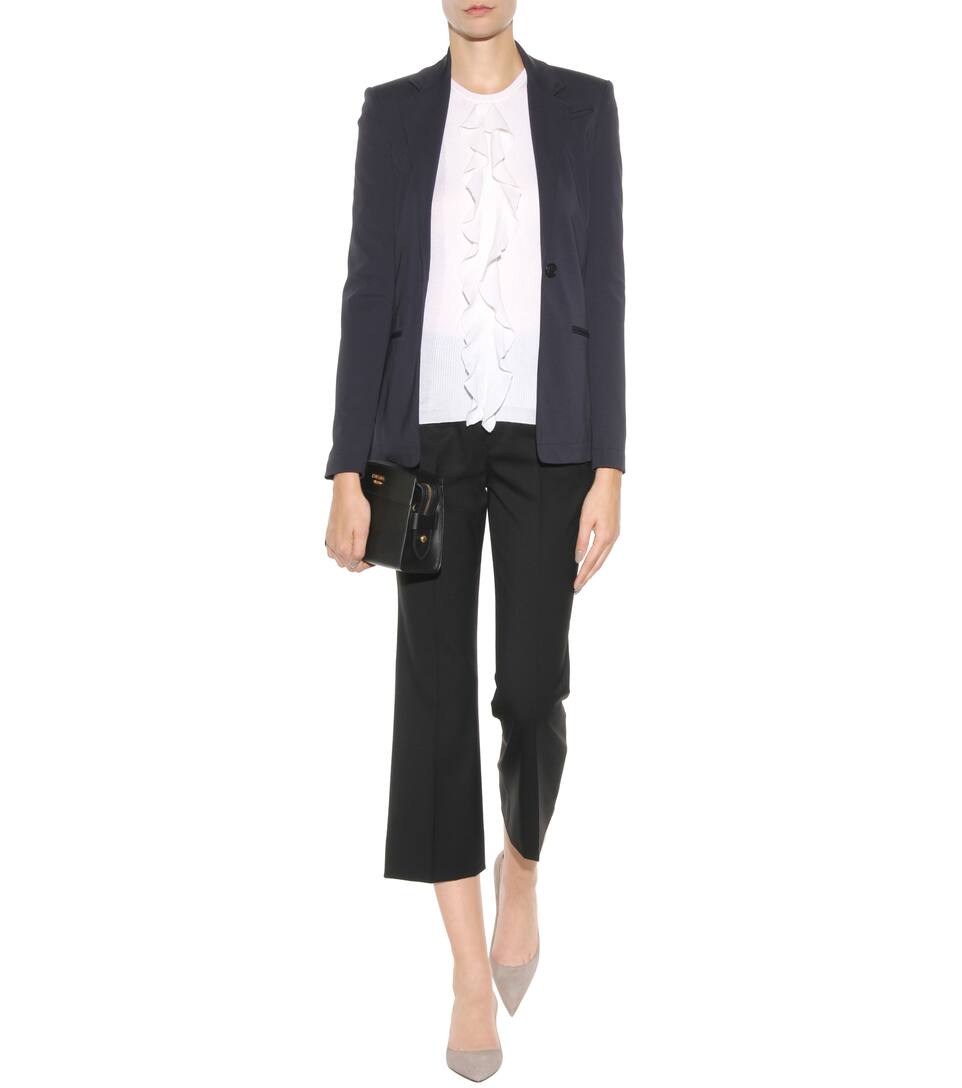 PRADA Suede Kitten-Heel Pumps in Argilla | ModeSens