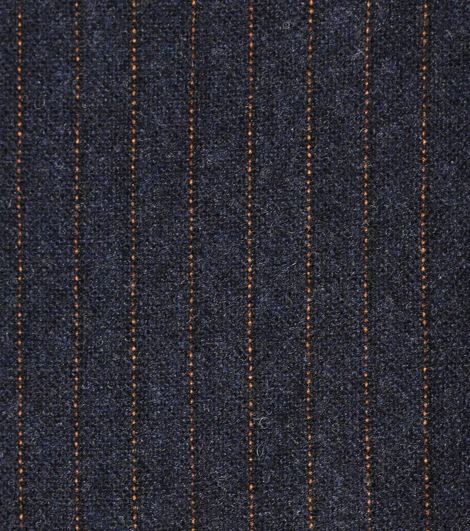 VERONICA BEARD LOUNGE MOTO PINSTRIPE WOOL BLAZER