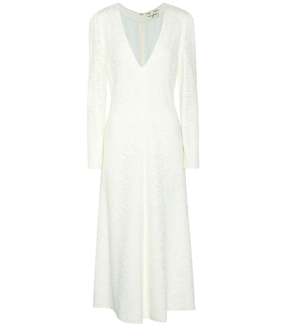 Saint Laurent Kleid aus Spitze