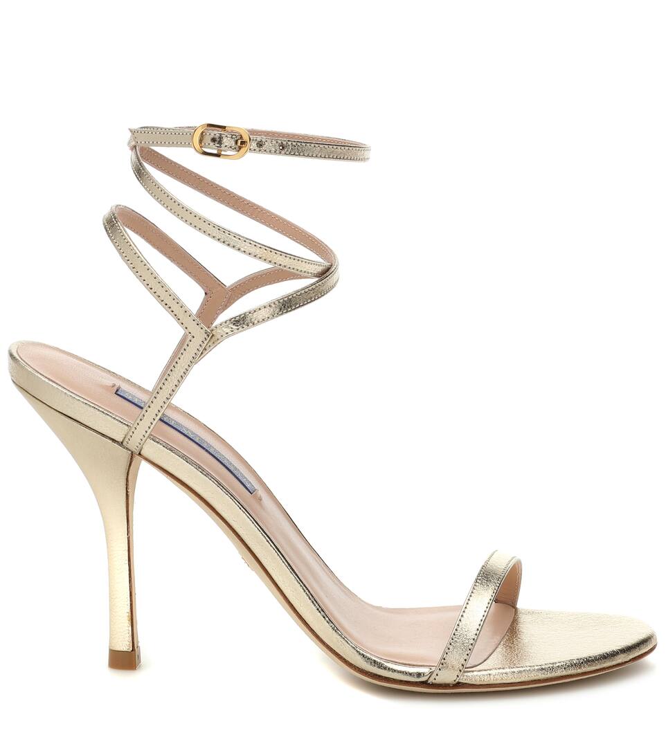 Merinda En Artnbsp;p00399148 LaméStuart Weitzman Cuir N° Sandales 9DHE2I
