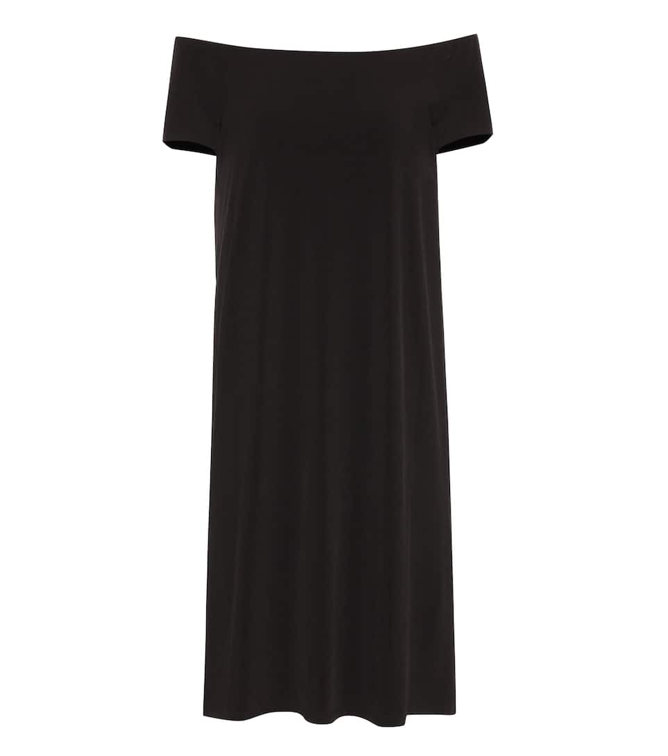 Velvet Off-Shoulder-Kleid Sorana aus Jersey