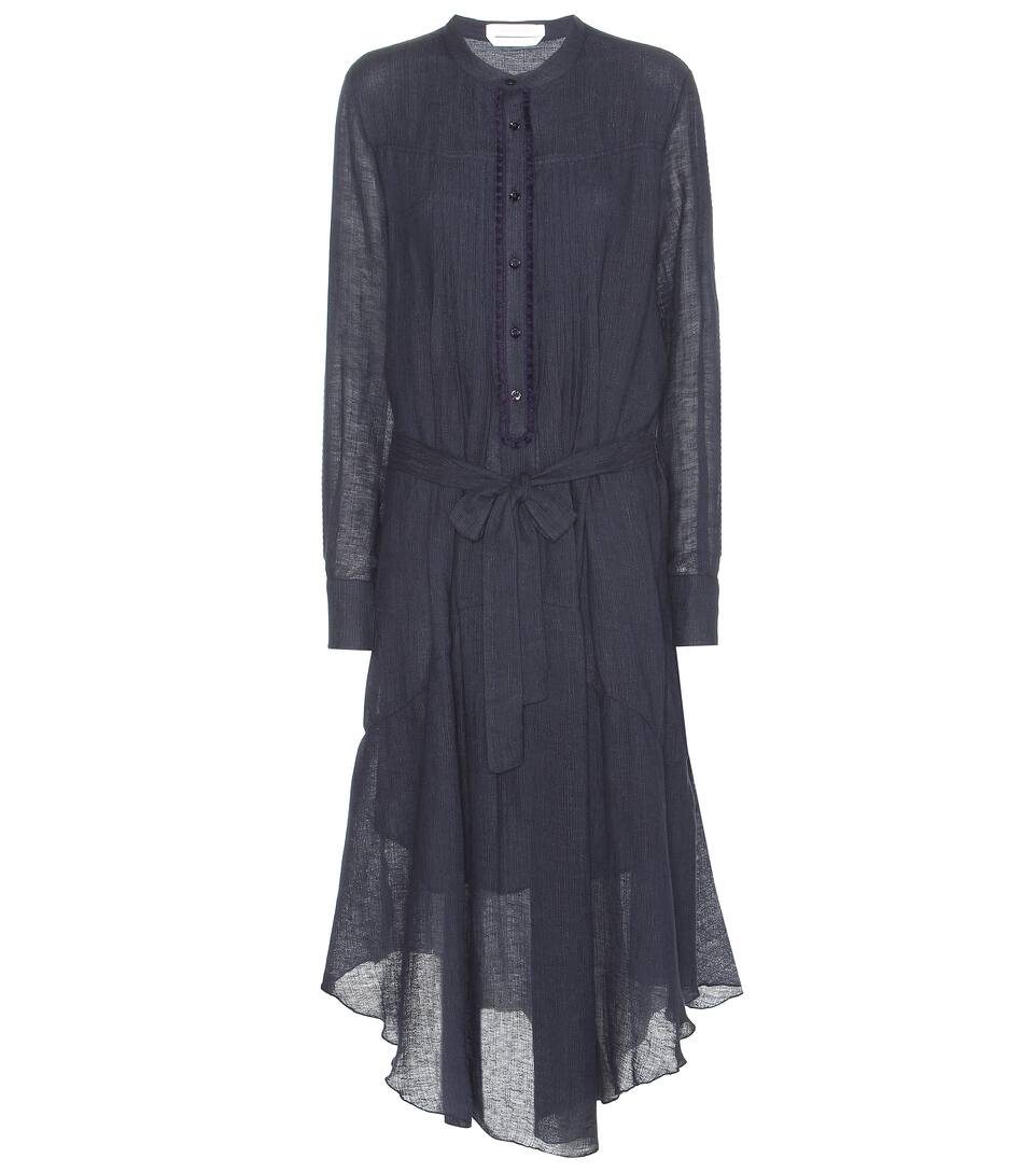 See By Chloé Kleid aus Baumwolle und Leinen