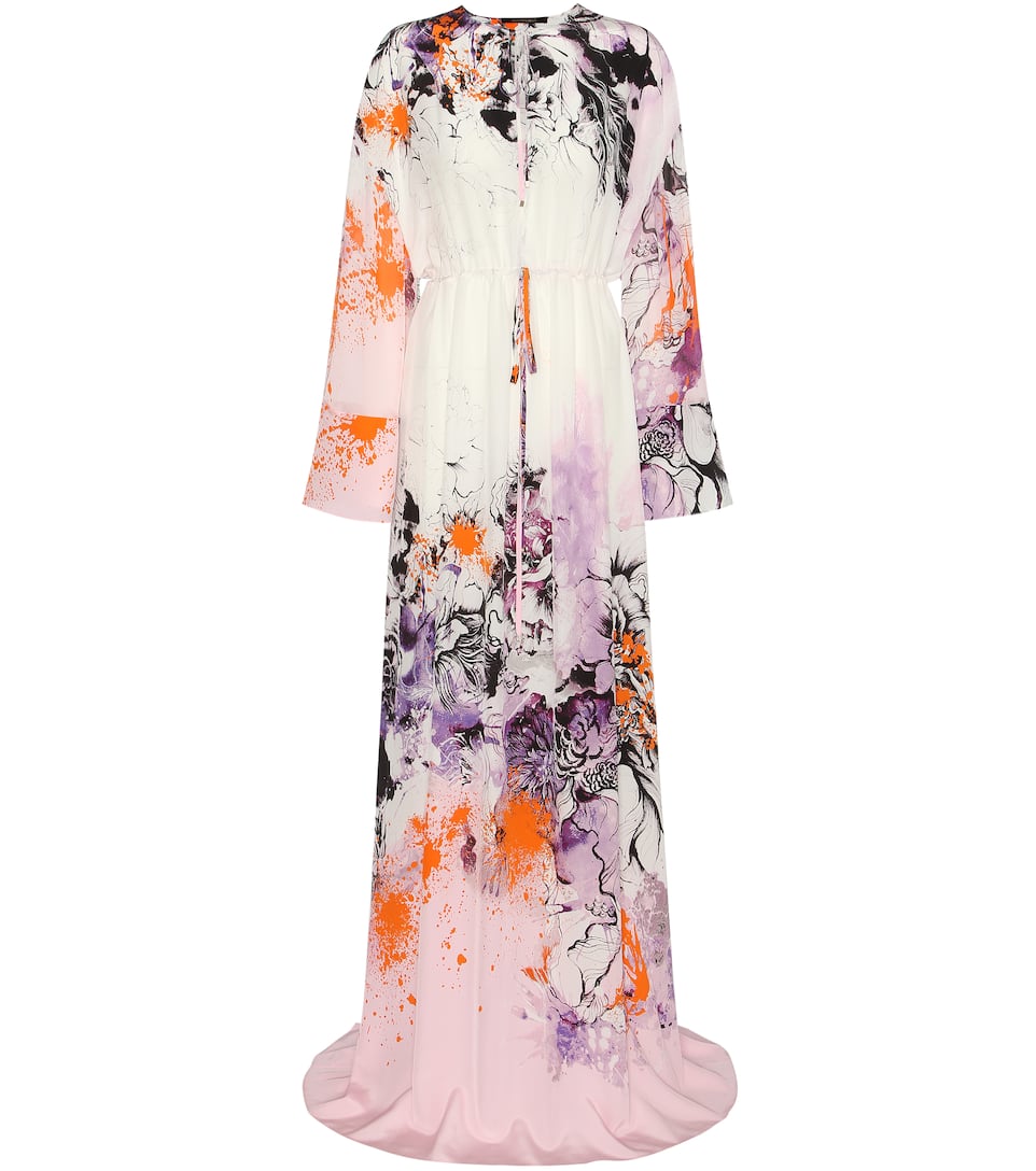 Roberto Cavalli Maxikleid aus Seide