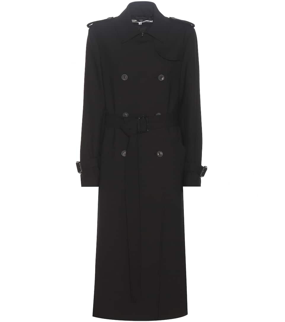 McQ Alexander McQueen Trenchcoat aus einem Wollgemisch