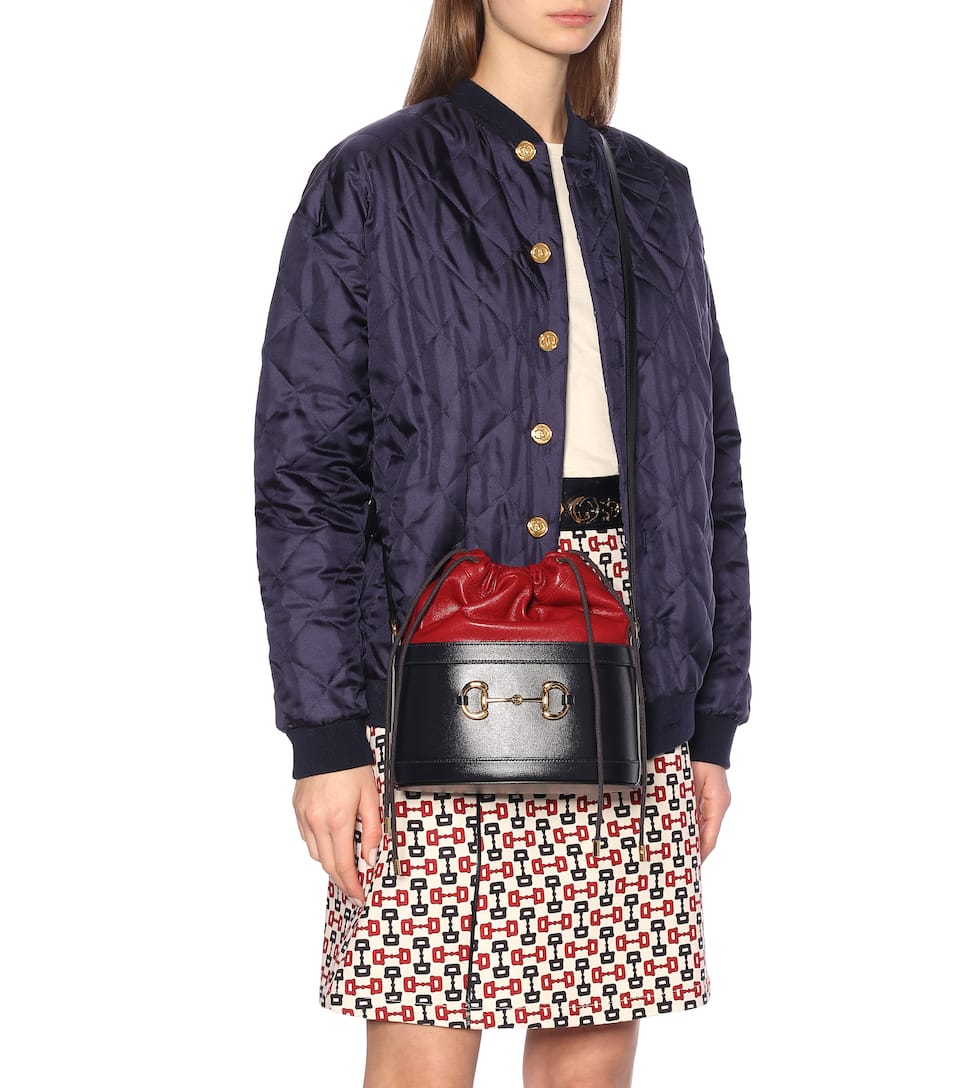 gucci horsebit bucket