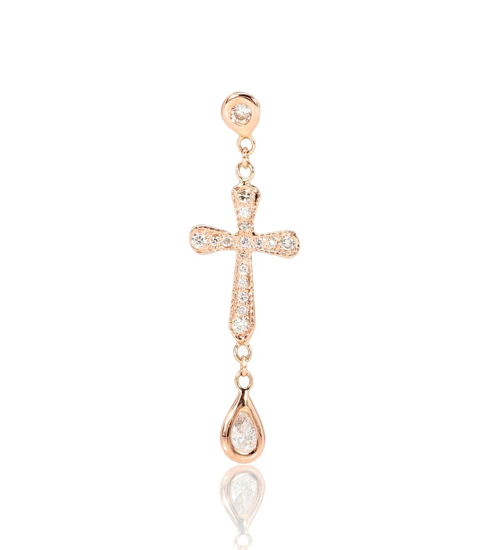 N° Boucle En D'oreille com Rose 14 Aiche Artnbsp;p00356357 Et Mytheresa Unique Or Ct DiamantsJacquie 5ARjLq34