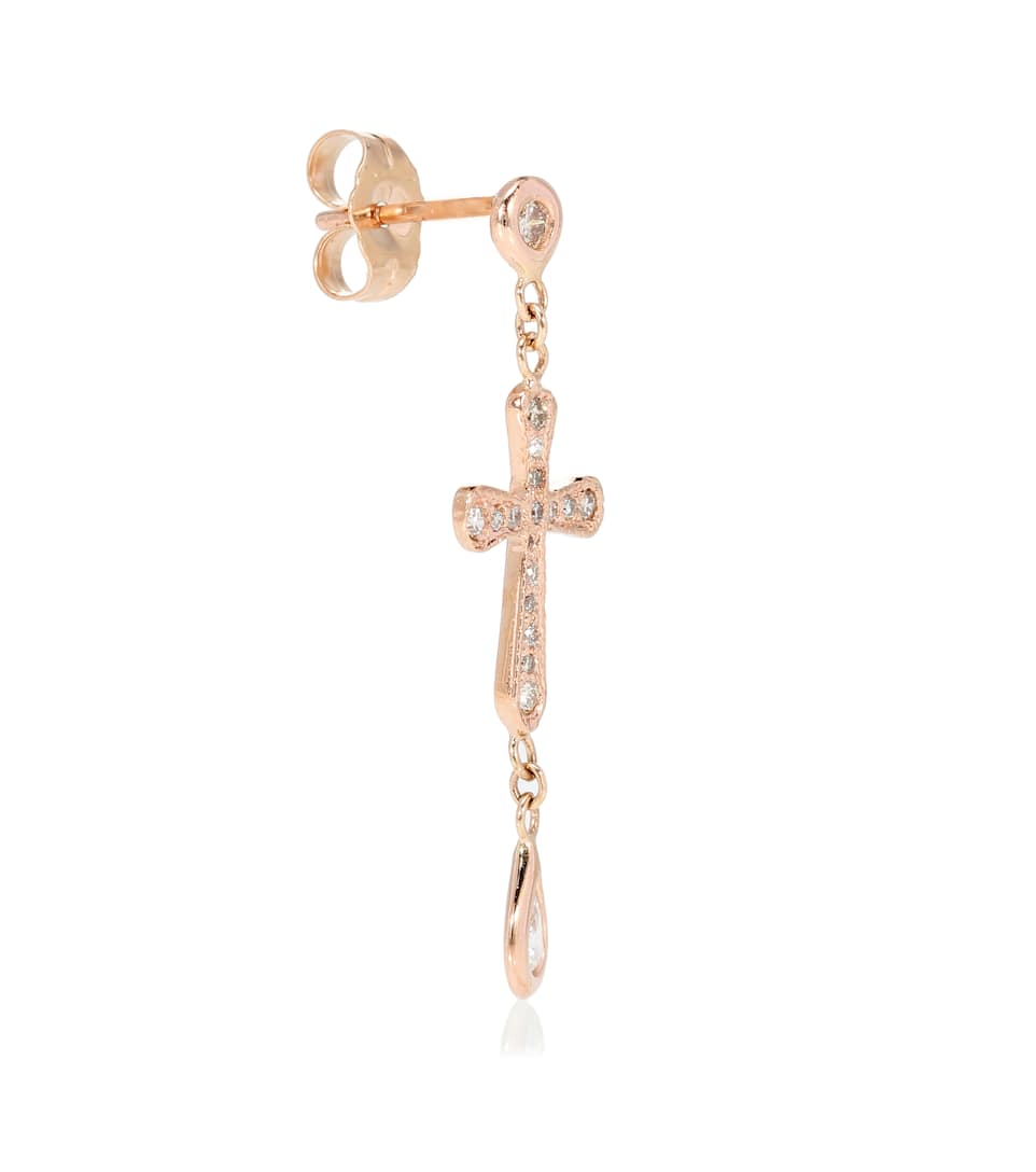 N° Boucle En D'oreille com Rose 14 Aiche Artnbsp;p00356357 Et Mytheresa Unique Or Ct DiamantsJacquie 5ARjLq34
