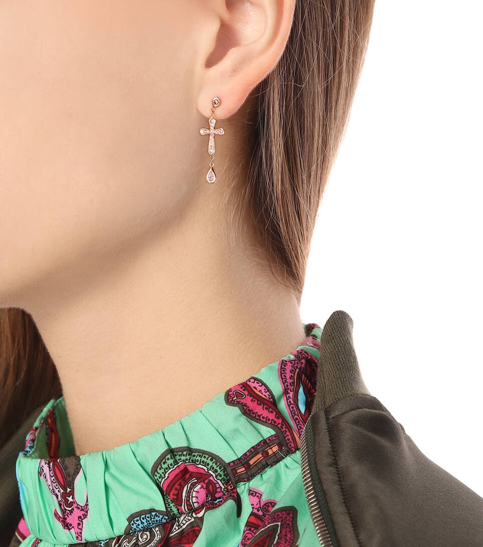 N° Boucle En D'oreille com Rose 14 Aiche Artnbsp;p00356357 Et Mytheresa Unique Or Ct DiamantsJacquie 5ARjLq34