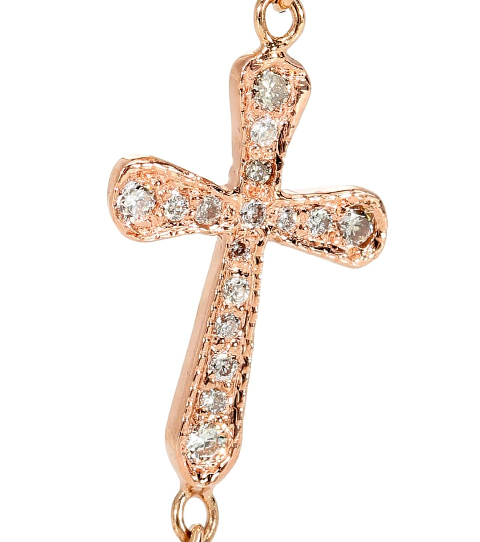 N° Boucle En D'oreille com Rose 14 Aiche Artnbsp;p00356357 Et Mytheresa Unique Or Ct DiamantsJacquie 5ARjLq34