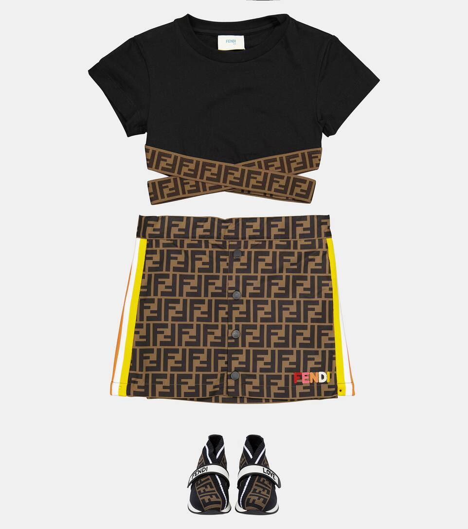 Kids fendi skirt clearance
