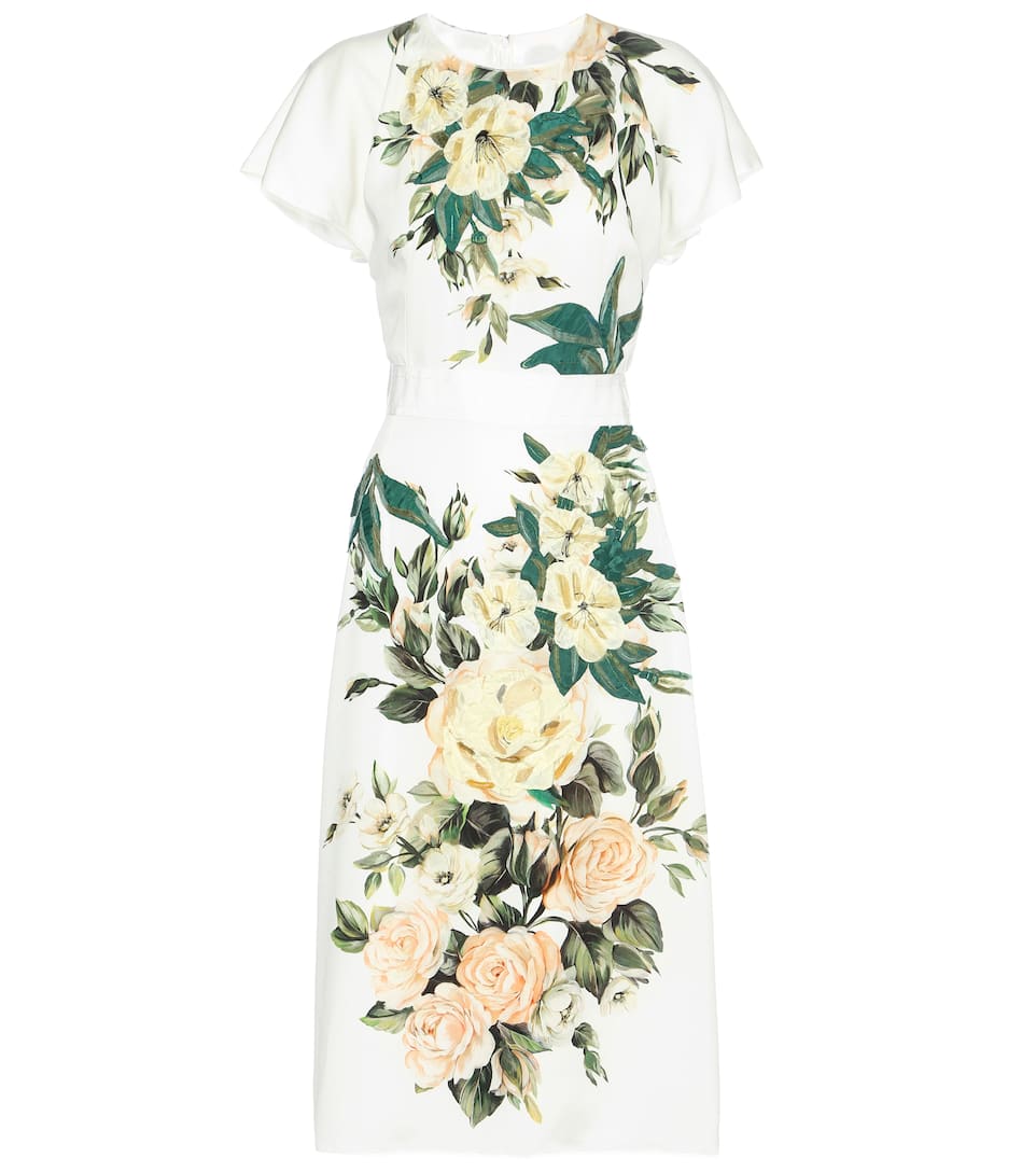 Dolce & Gabbana Bedrucktes Kleid aus Seide
