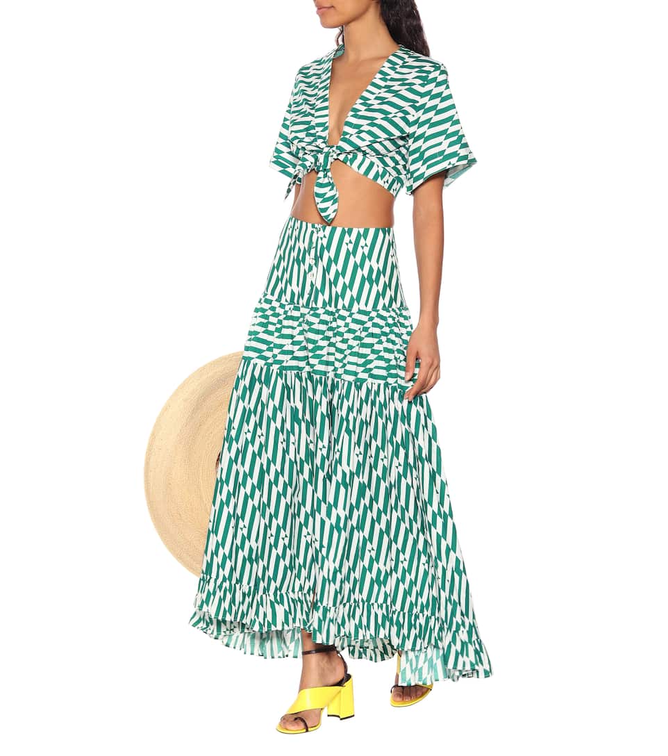 N° Penelope Artnbsp;p00368704 MiroJupe Coton En Longue Imprimé Alexandra UpjzSLqVGM