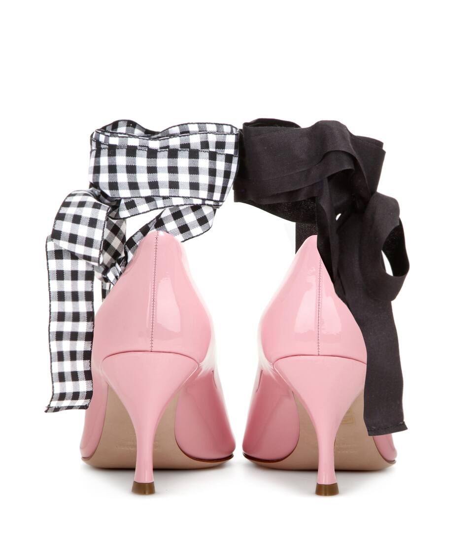 barocco patent leather pumps