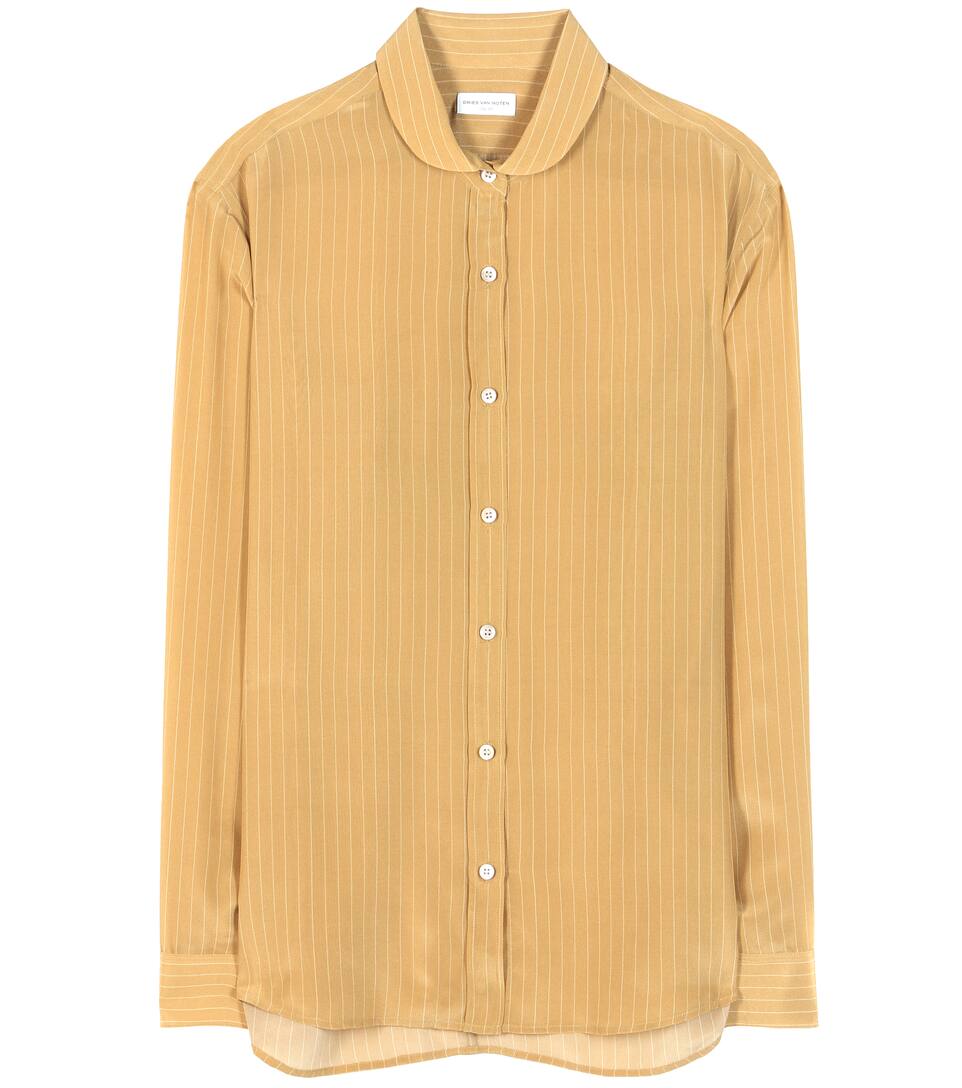Dries Van Noten Bluse aus Seiden-Georgette
