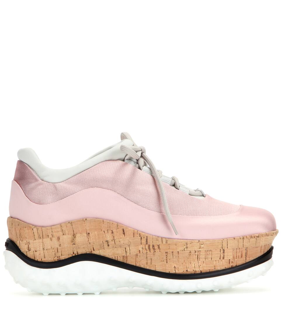 miu miu platform sneakers