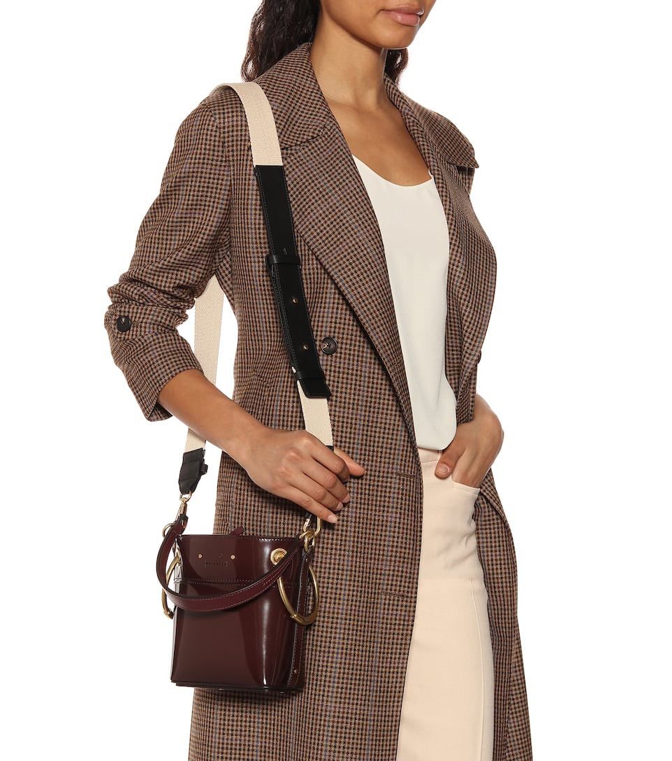 chloe roy mini leather bucket bag