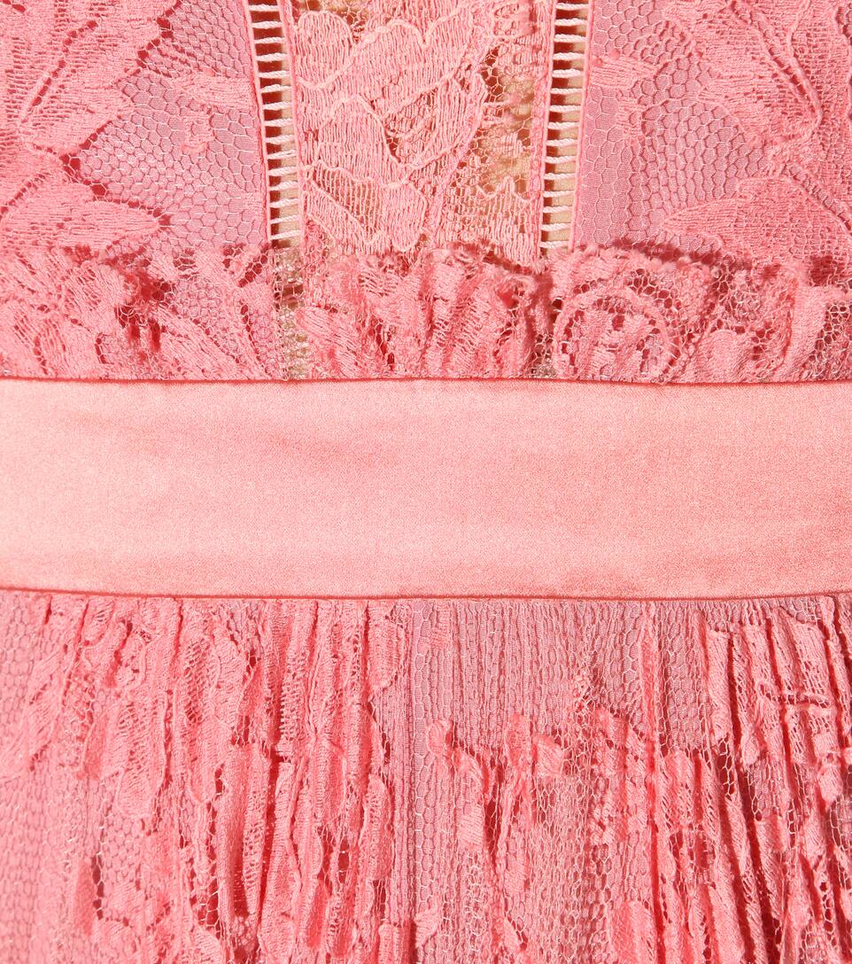 ALEXANDER MCQUEEN Lace Gown, Vaeity Piek ModeSens