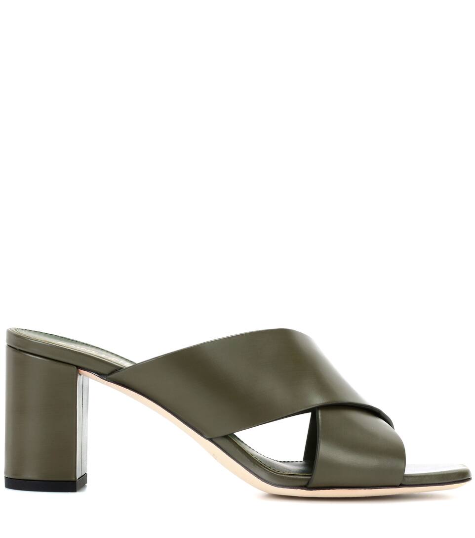 Loulou Saint En Cuir LaurentMules 70 9DH2IWE