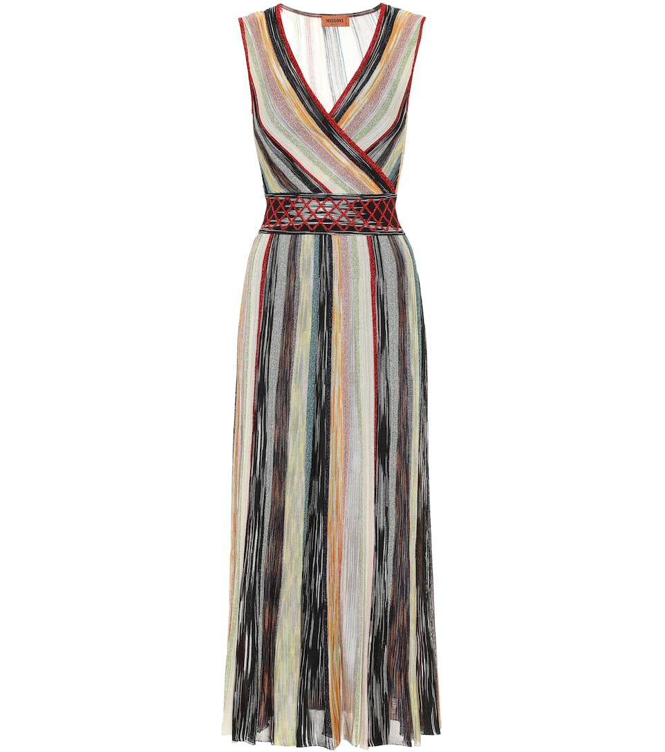 MissoniRobe De Longue Artnbsp;p00403310 Rayée Maille En N° Soie xrdosCtBhQ