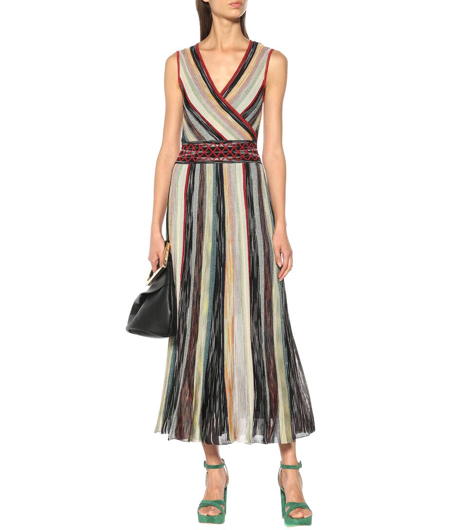MissoniRobe De Longue Artnbsp;p00403310 Rayée Maille En N° Soie xrdosCtBhQ