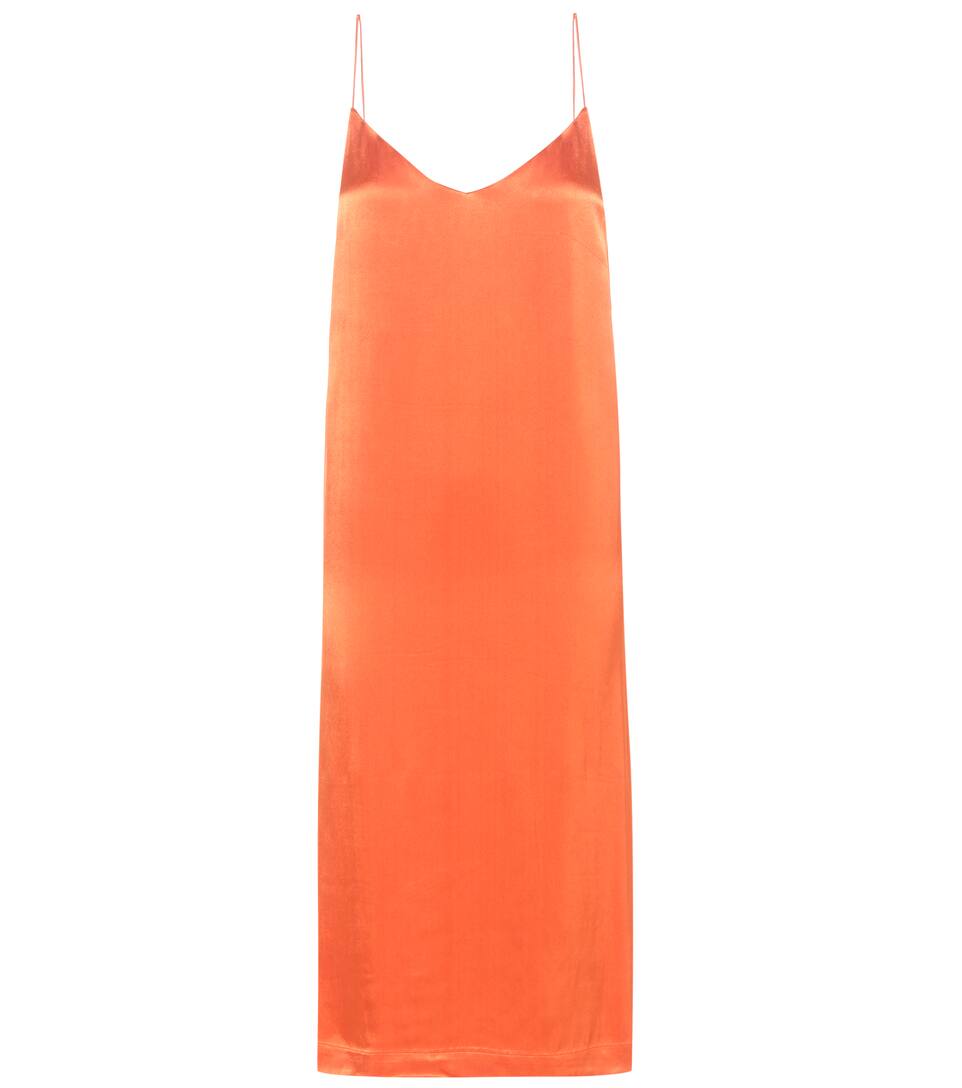 Ganni Trägerkleid aus Satin