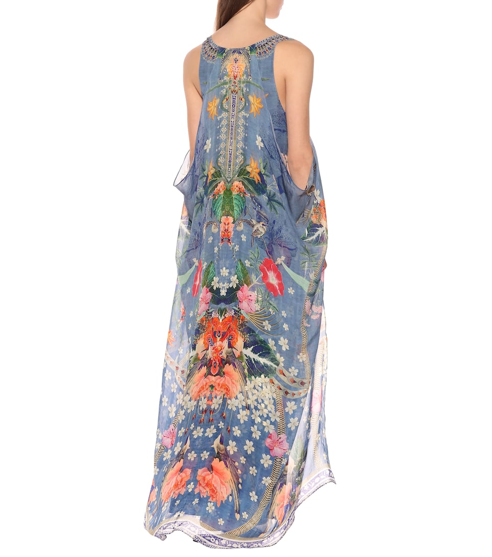 Faraway Soie Mytheresa Robe Florals Artnbsp;p00358558 com N° ImpriméeCamilla En Longue wmvnyON80P