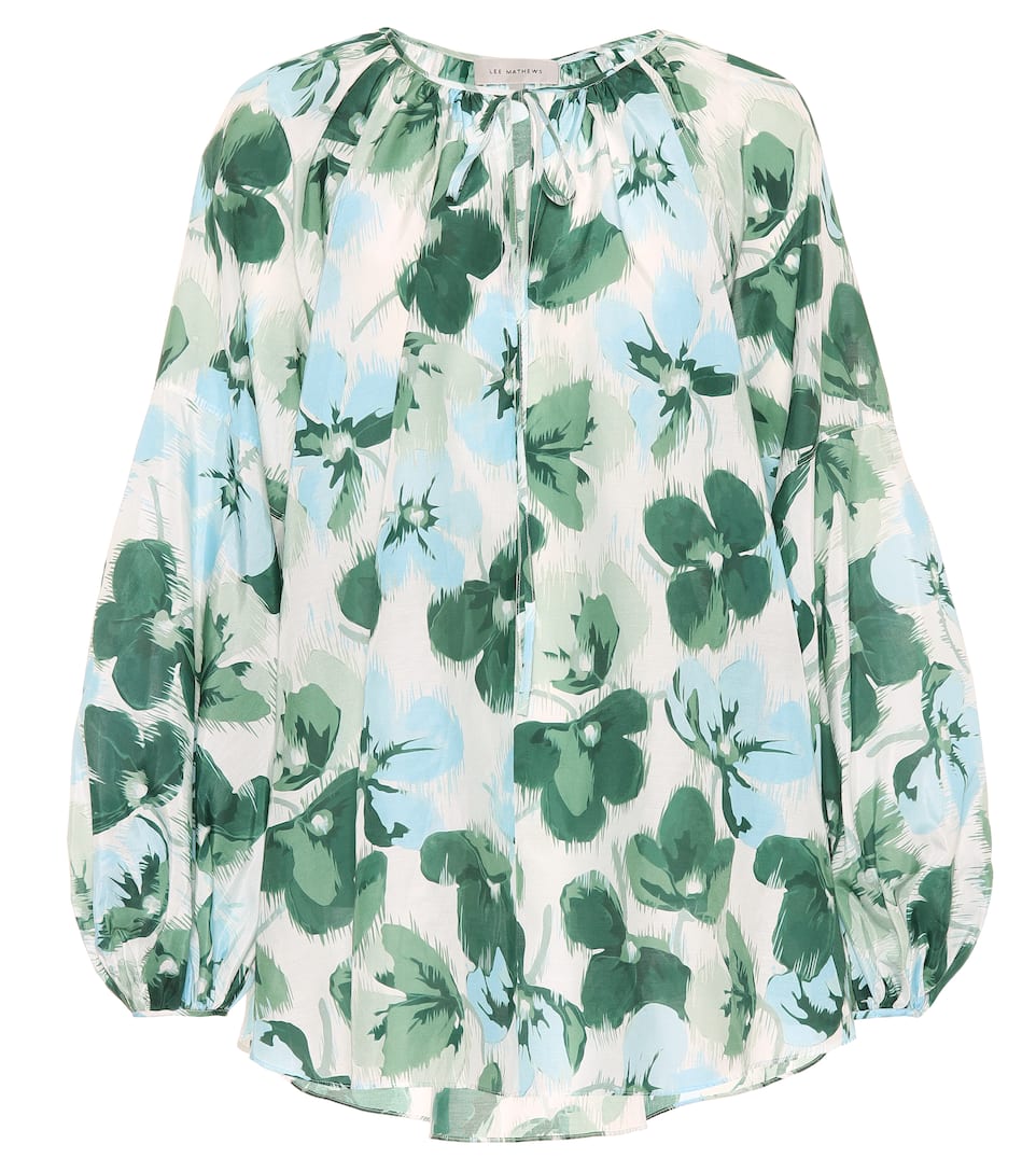 En N° Bridget Et MathewsBlouse Lee Soie Coton Artnbsp;p00360827 b6ygY7vIf