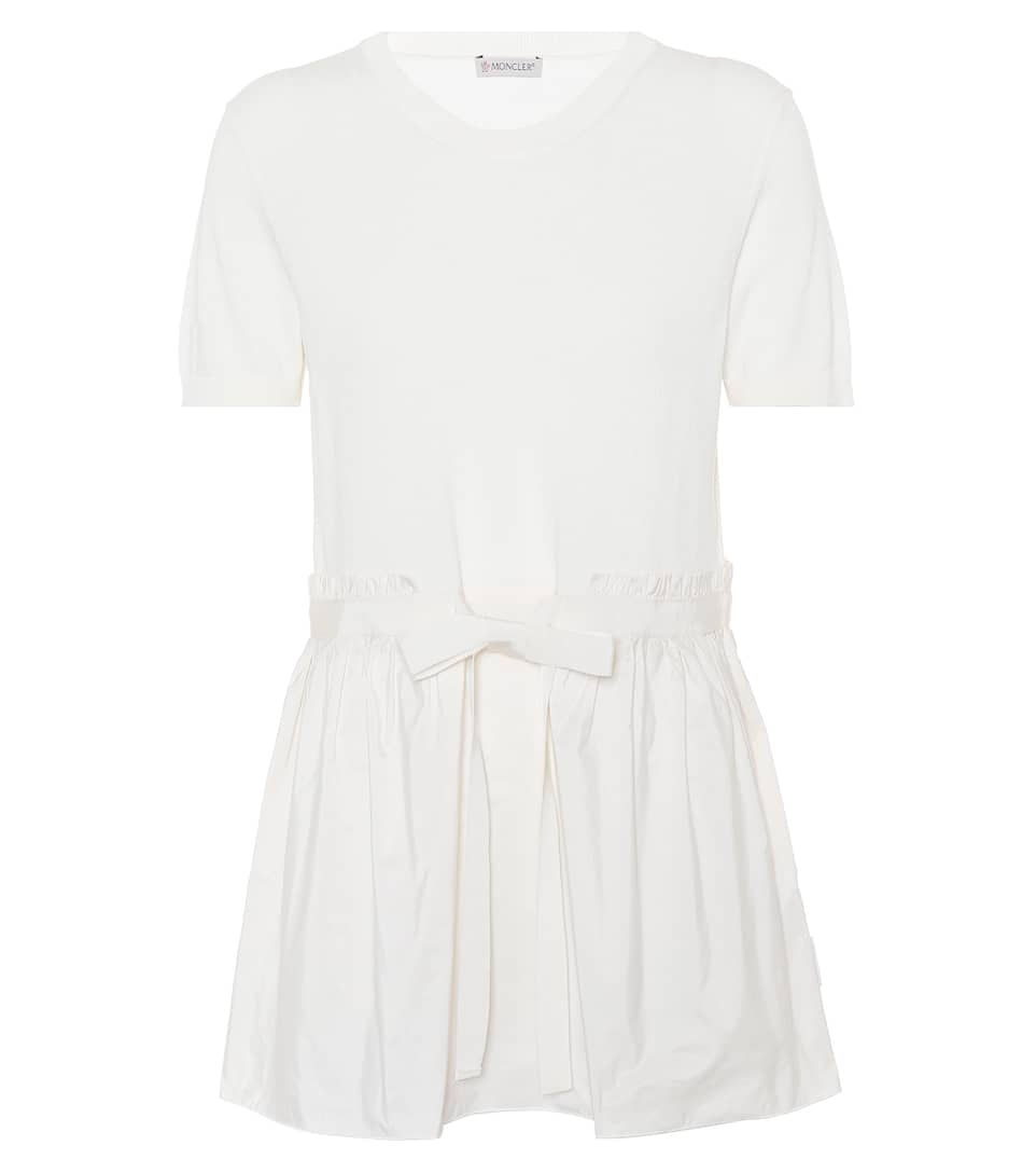N° Mytheresa Top En MélangéMoncler Artnbsp;p00312555 Coton EYDH92ebWI