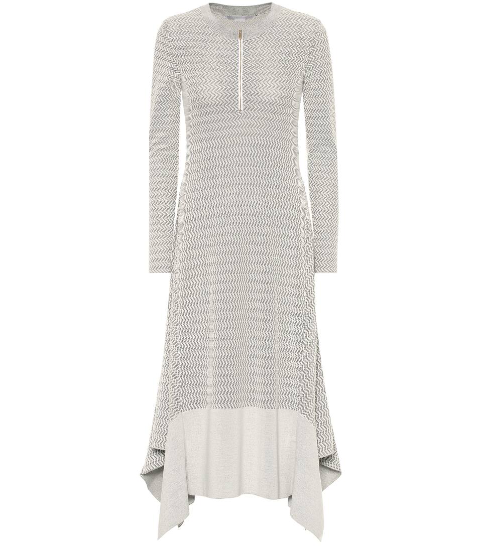 MccartneyRobe Artnbsp;p00397946 Midi Mélangée Laine En Stella N° J1TlFKc