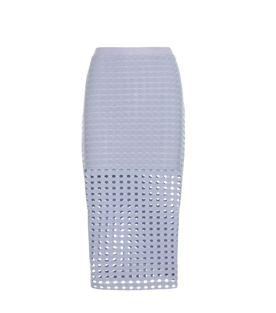 T by Alexander Wang Perforierter Rock aus Jersey