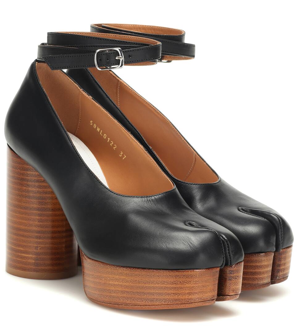 nrnbsp;p00407159 pumps Art Aus Tabi Margiela Plateau LederMaison sdhQtr