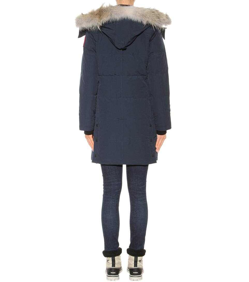 CANADA GOOSE Shelburne FurTrimmed Down Coat, Iek Llue ModeSens