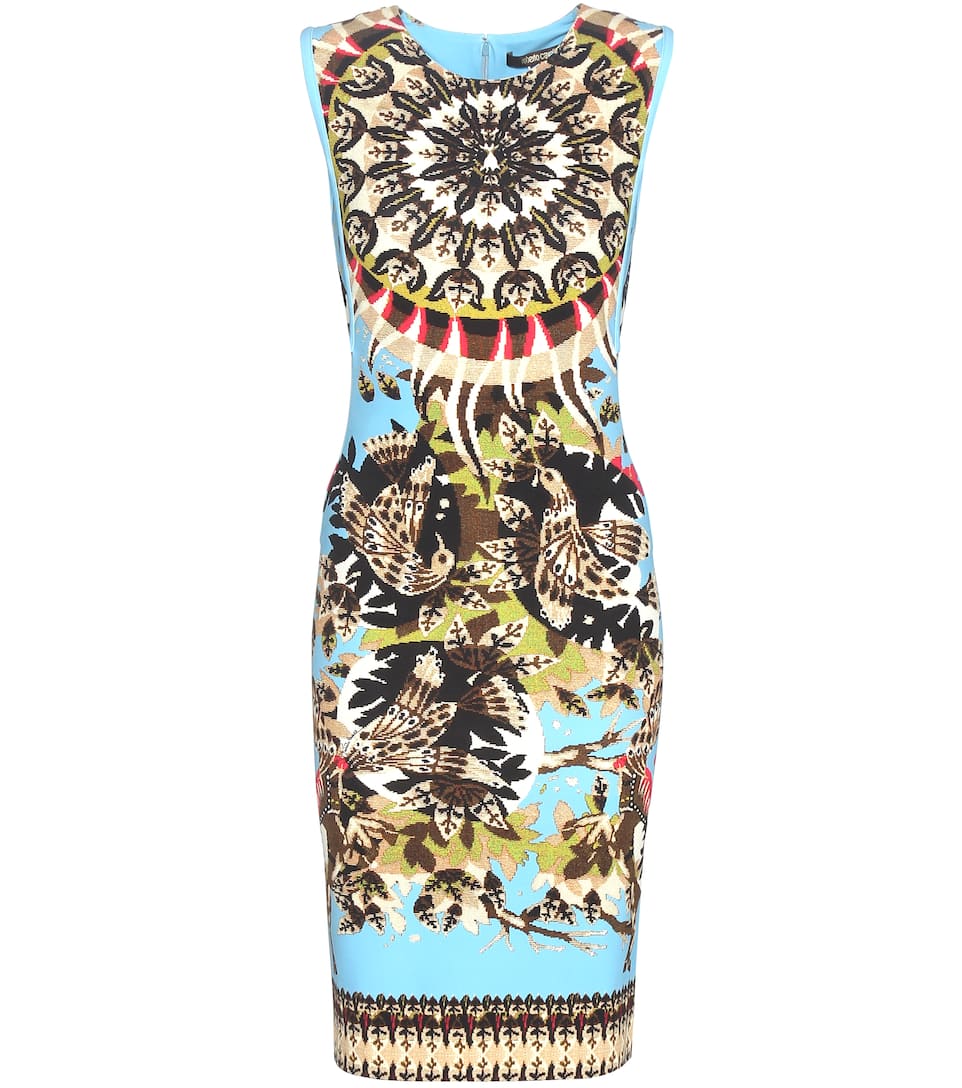 Roberto Cavalli Bedrucktes Kleid
