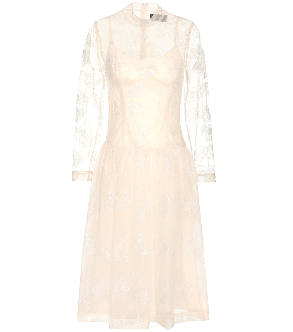 Simone Rocha Besticktes Kleid aus Tüll