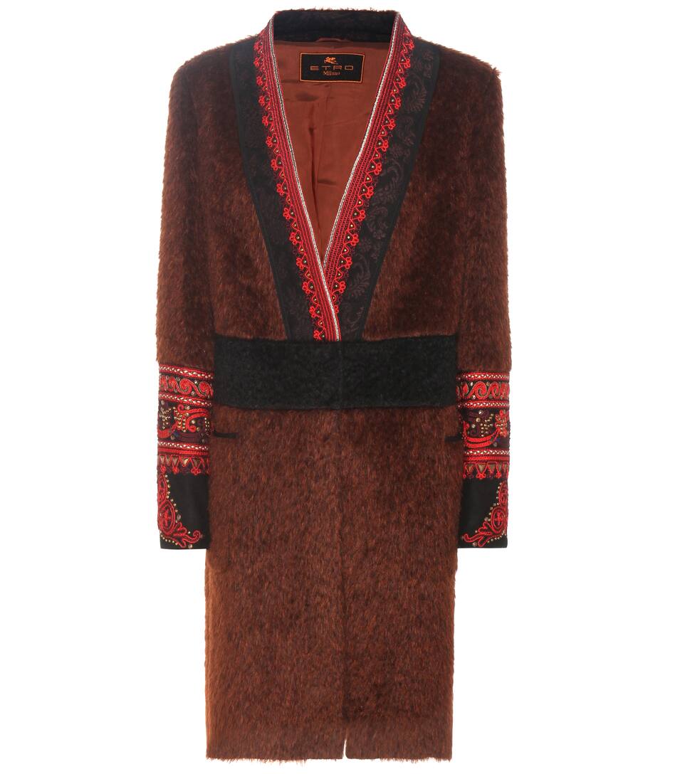 Etro Jacke aus einem Mohair-Wollgemisch