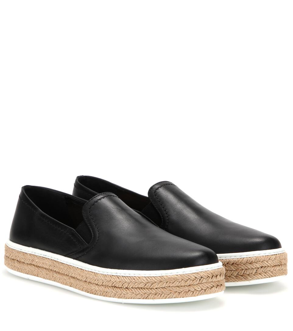 fashion slip on sneakers mytheresa leather platform espadrille style slip on fashion slip on sneakers mytheresa leather platform espadrille style slip on