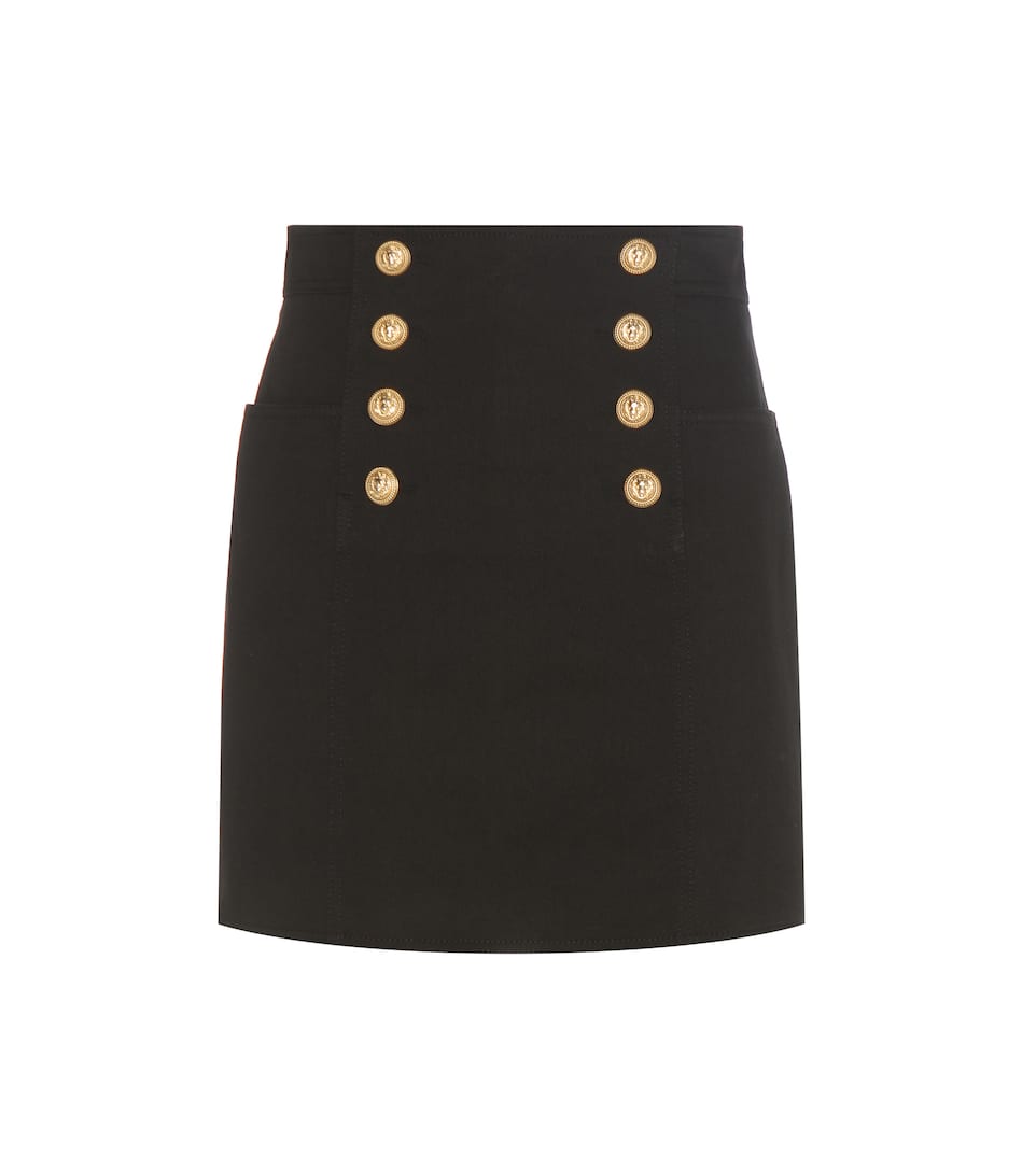 Balmain Verzierter Jeansrock