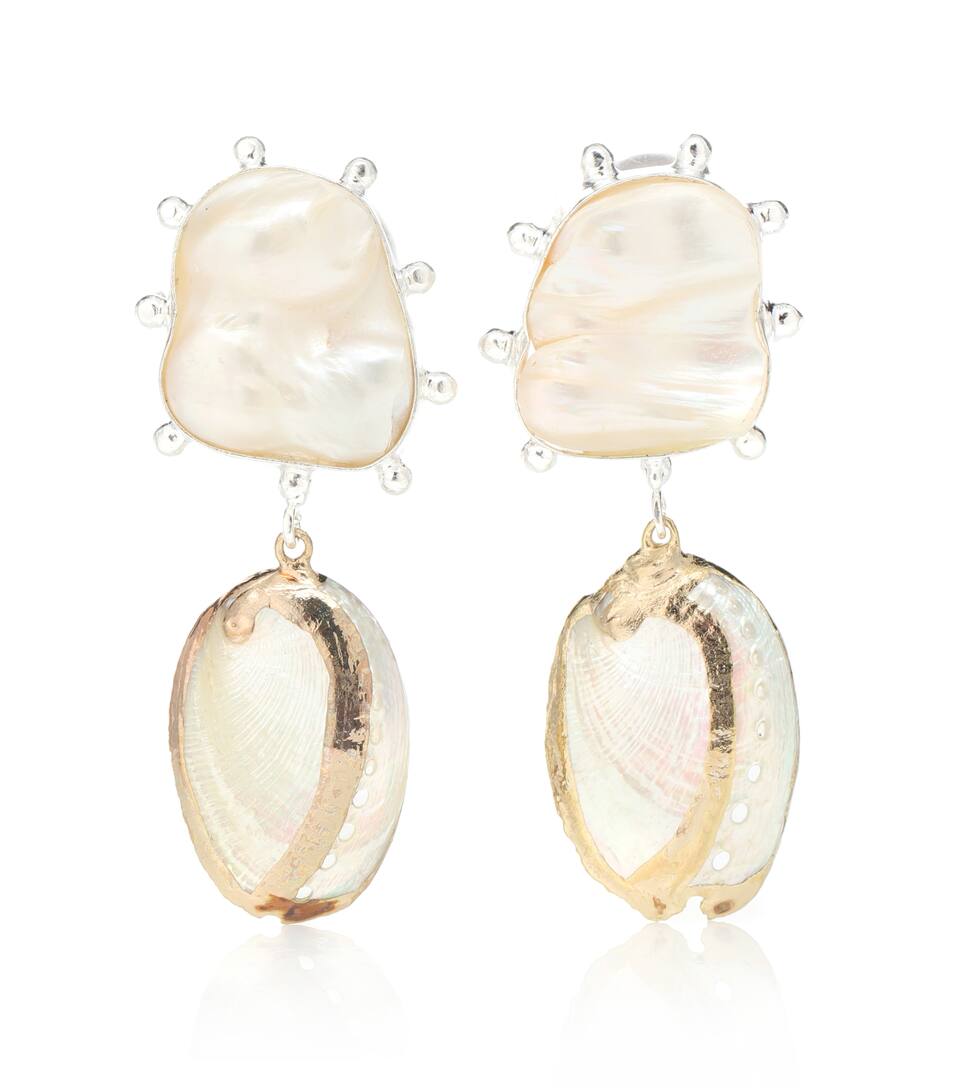 Artnbsp;p00376186 Plaqué 14 Boucles Jaune Dullaert Et Or D'oreilles Mytheresa Blanc Ormeau N° Ct com Laiton 24Peet Vaia En 1J5TK3clFu