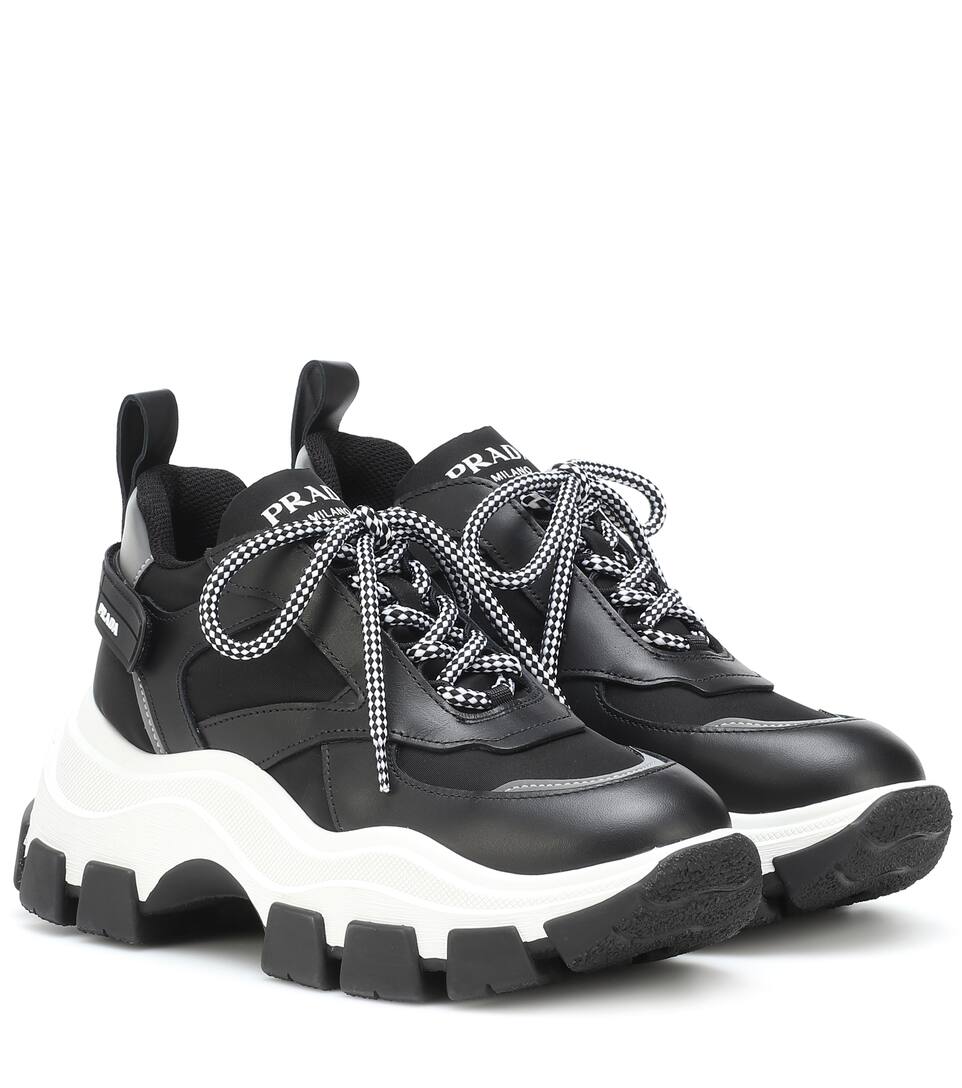 Leder Mit PradaArt Sneakers Sneakers nrnbsp;p00404422 tshQdr