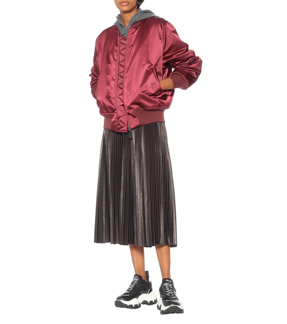 Leder Mit PradaArt Sneakers Sneakers nrnbsp;p00404422 tshQdr